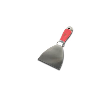 NELA all-metal Putty Knife stainless steel 75mm